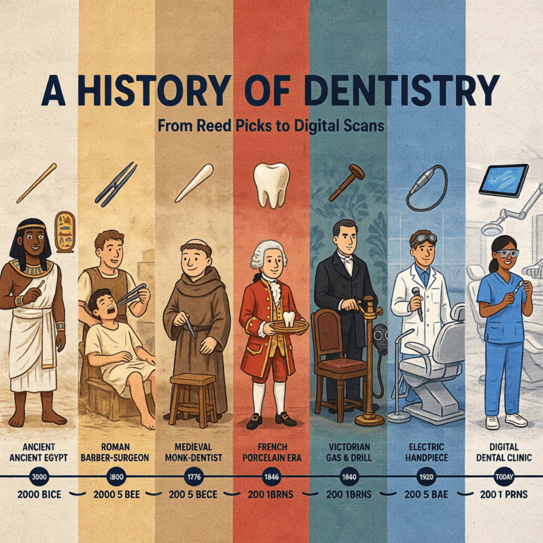 evolucion de dentista a lo largo de la historia