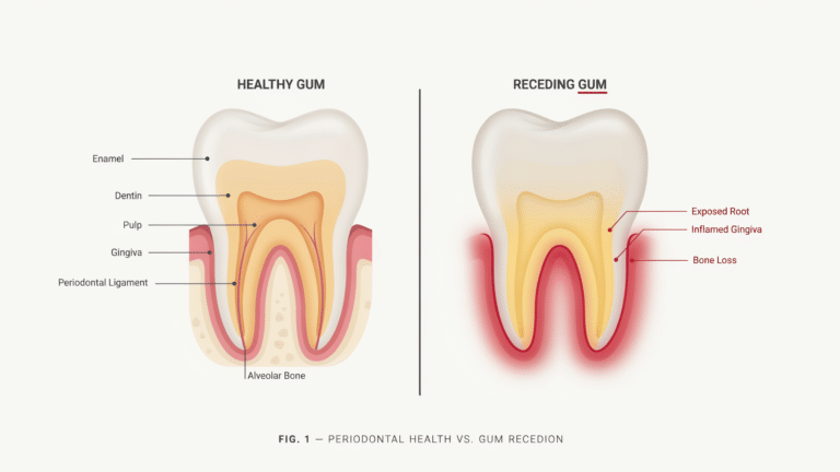 RECESION GINGIVAL inflamación de encías